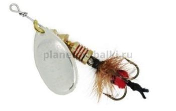 Блесна вращающаяся MEPPS Aglia Mouche Rouge №1, 3,6гр., цвет AG