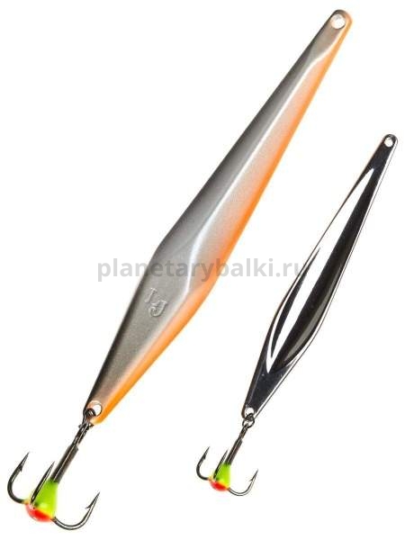 Блесна вертикальная Lucky John SHINER 45мм, 3,1гр., цвет Minnow блистер