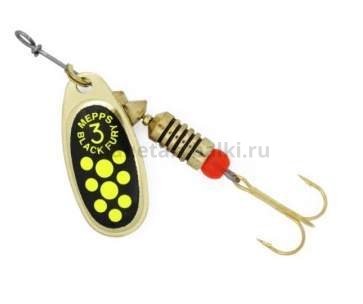 Блесна вращающаяся MEPPS Black Fury Chartreuse №3, 6,5гр., цвет OR