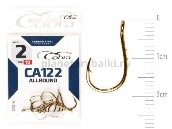 Крючки Cobra Allround OKIAMI CA122 №2, 10шт.
