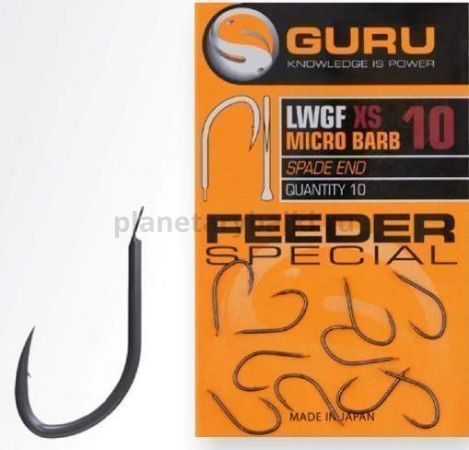Крючки GURU XS Feeder Special с лопаткой №14, 10шт.