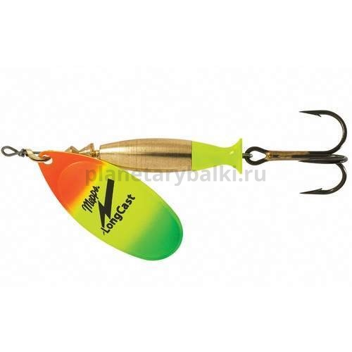 Блесна вращающаяся Mepps AGLIA LONG CAST 2, 8гр., цвет Tiger