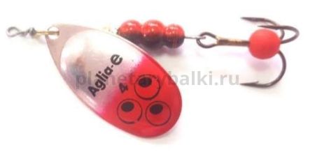 Блесна вращающаяся MEPPS Aglia-E-Brite №2, 4,5гр., red
