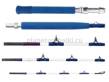 Удилище троллинговое WFT Electra SPEEDJIG TRAVELLER 1000 2.1м, тест 200-1000гр.