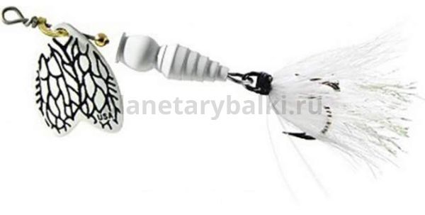 Блесна вращающаяся MEPPS Bug №00, 1,5гр., цвет powdery white