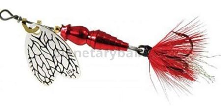 Блесна вращающаяся MEPPS Bug №1, 4гр., cherry