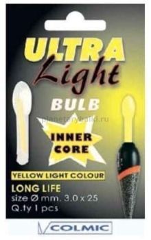 Светлячок Colmic Bulb Ultra Light желтый, диаметр 4,5мм, 1шт.