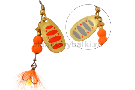 Блесна вращающаяся LureMax Daffy-1 3,2гр., цвет 005