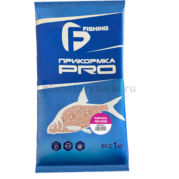 Прикормка для рыбы F-FISHING PRO Карась Чеснок 1кг (15)