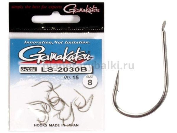 Крючки Gamakatsu LS-2030B NEW LABEL HOOKS BRONZE разм. 08 15шт.