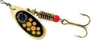 Блесна вращающаяся Mepps BLACK FURY №00, 1,5гр., цвет Gold/Yellow