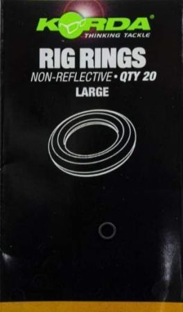 Кольцо стальное KORDA Rig Ring размер L, 20шт.