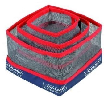 Ёмкость для опарыша COLMIC SQUARE MAGIC NET, размер 12,50см х 12,50см малая
