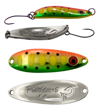 Блесна колеблющаяся LureMax Plankton-S, 40мм, 5гр., цвет 102