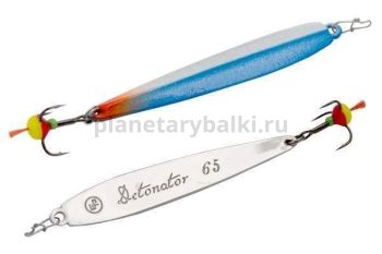 Блесна вертикальная ECOPRO Detonator 85мм, 11гр., цвет BLS