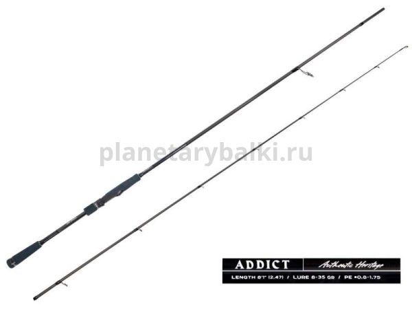 Спиннинг Lucky John Addict 35 8'1" 2,47м, тест 8-35гр.