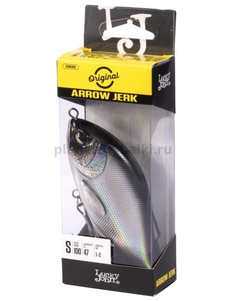 Воблер тонущий Lucky John Original ARROW JERK S 100мм, 47гр., 1-2м, цвет 003 для рыбалки, Воблер тонущий Lucky John Original ARROW JERK S 100мм, 47гр., 1-2м, цвет 003 отзывы, Воблер тонущий Lucky John Original ARROW JERK S 100мм, 47гр., 1-2м, цвет 003 купить, Воблер тонущий Lucky John Original ARROW JERK S 100мм, 47гр., 1-2м, цвет 003 купить в интернет магазине, Воблер тонущий Lucky John Original ARROW JERK S 100мм, 47гр., 1-2м, цвет 003 выбрать, Воблер тонущий Lucky John Original ARROW JERK S 100мм, 47гр., 1-2м, цвет 003 обзор, Воблер тонущий Lucky John Original ARROW JERK S 100мм, 47гр., 1-2м, цвет 003 купить в розничном магазине
