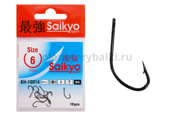 Крючки Saikyo Maruseigo BN KH-10014 №6, 10шт.