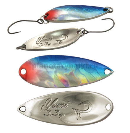 Блесна колеблющаяся LureMax Yumi 34мм, 3,3гр., цвет 020