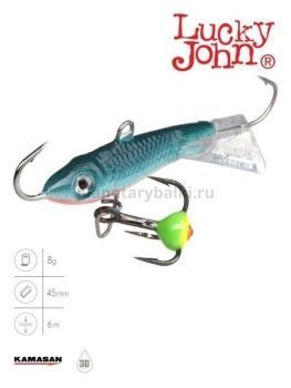 Балансир Lucky John CLASSIC 4.5 с тройником 50мм, 10гр., 54 блистер