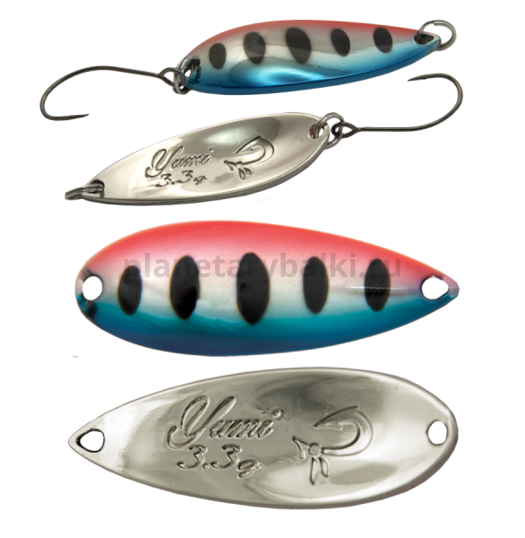 Блесна колеблющаяся LureMax Yumi 34мм, 3,3гр., цвет 042