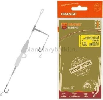 Оснастка карповая ORANGE №12 Secure Clip Leadcore усиленная для бойла 1шт.
