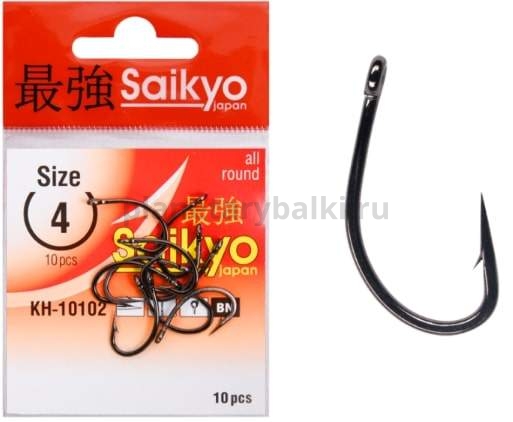 Крючки Saikyo Big Carp BN KH-10102 №2, 10шт.