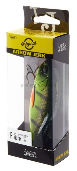 Воблер плавающий Lucky John Original ARROW JERK F 100мм, 34гр., 1м, цвет 032 для рыбалки, Воблер плавающий Lucky John Original ARROW JERK F 100мм, 34гр., 1м, цвет 032 отзывы, Воблер плавающий Lucky John Original ARROW JERK F 100мм, 34гр., 1м, цвет 032 купить, Воблер плавающий Lucky John Original ARROW JERK F 100мм, 34гр., 1м, цвет 032 купить в интернет магазине, Воблер плавающий Lucky John Original ARROW JERK F 100мм, 34гр., 1м, цвет 032 выбрать, Воблер плавающий Lucky John Original ARROW JERK F 100мм, 34гр., 1м, цвет 032 обзор, Воблер плавающий Lucky John Original ARROW JERK F 100мм, 34гр., 1м, цвет 032 купить в розничном магазине