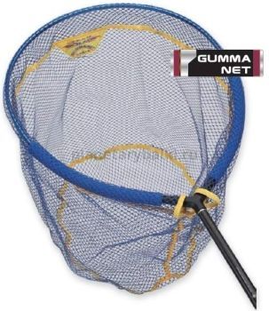 Сетка для подсачника COLMIC T-GUM01 45x35см, плавающий с прорезиненной сеткой