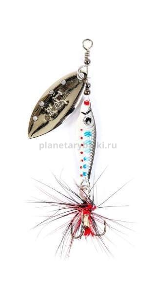 Блесна вращающаяся Lucky John TRIAN BLADE LONG 6гр., цвет 003