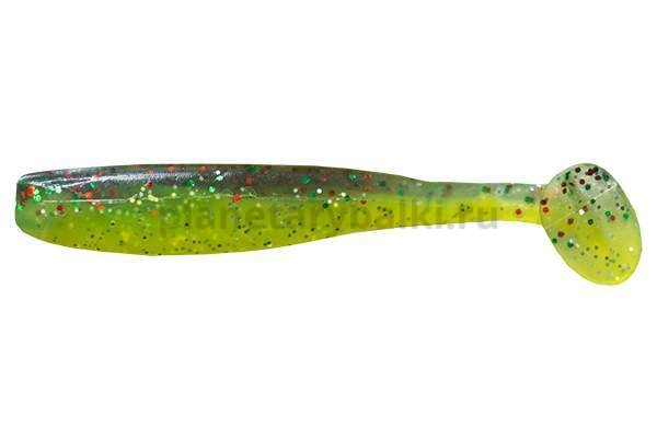 Виброхвост LureMax SLIM SHAD 2'' 5см, Smokey Mustard 011, 10шт.