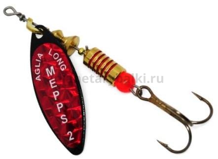 Блесна вращающаяся MEPPS Aglia Longue Redbo №2, 7гр., цвет NR