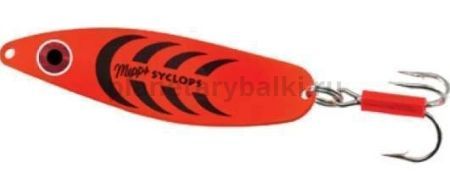 Блесна колеблющаяся MEPPS Syclops Fluo №2, 17гр., цвет orange