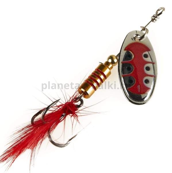 Блесна вращающаяся Lucky John SPIN X ROUND №01, 3,5гр., цвет SX1