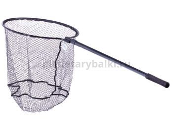 Подсачник разборный Lucky John телескопический, 220х60х60см прорезиненный