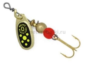 Блесна вращающаяся MEPPS Black Fury Chartreuse №0, 2гр., цвет OR