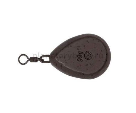 Грузило KORDA Flat Pear Swivel 3,5oz, 100гр.