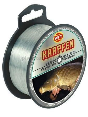 Леска монофильная WFT Zielfisch KARPFEN (КАРП) 400м, 0,30мм, 8кг