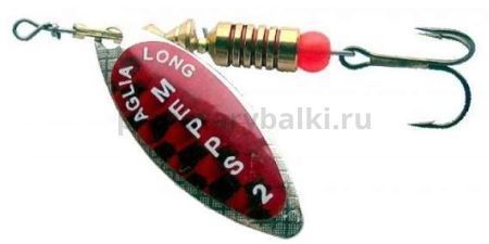 Блесна вращающаяся MEPPS Aglia Longue Redbo №2, 7гр., цвет AG
