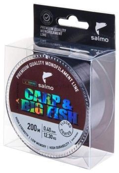 Леска монофильная Salmo Diamond CARP & BIG FISH FLUORO COATED Dark Brown 200м, 0,40мм, 12,3кг