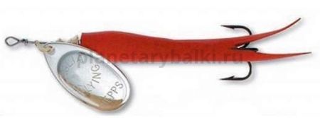 Блесна вращающаяся MEPPS Aglia Flying №2, 15гр., цвет AG/red