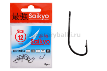 Крючки Saikyo Crystal BN KH-11004 № 12, 10шт.