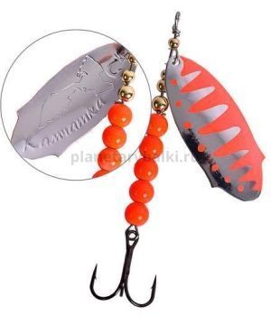 Блесна вращающаяся LureMax Kamchatka 23гр., цвет 015/Rd