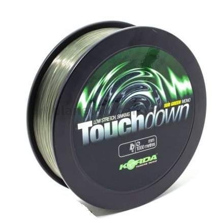 Леска KORDA Touchdown Green 1000м, 0,30мм, 5кг, 10lb