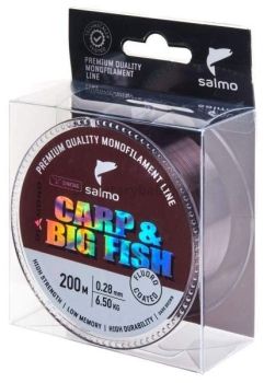 Леска монофильная Salmo Diamond CARP & BIG FISH FLUORO COATED Dark Brown 200мм, 0,28мм, 6,5кг