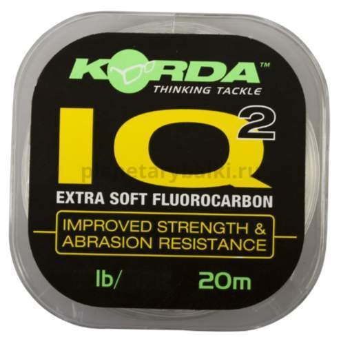 Поводковый материал KORDA IQ2 Extra Soft 20м, 0,32мм, 5,4кг, 12lb