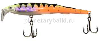 Воблер LureMax STINKA 110FMR 110мм, 12гр., 1-1,5м, цвет 025