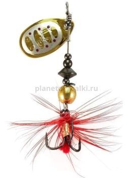 Блесна вращающаяся Lucky John BONNIE BLADE №0, 2.7гр., цвет 002 в блистере