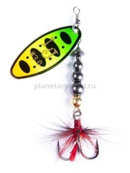 Блесна вращающаяся Lucky John SHELT BLADE №3, 12гр., цвет 008