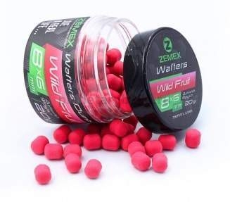 Бойлы нейтральные ZEMEX Wafters Dumbells Wild Fruit 8х6мм, 20гр.